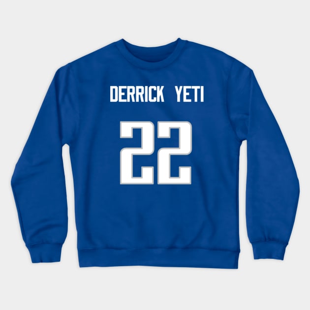 Derrick Yeti Crewneck Sweatshirt by Aussie NFL Fantasy Show